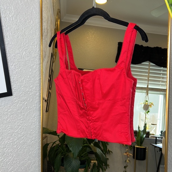 HOUSE OF CB 'Pia' Cherry Corset NWOT - Picture 12 of 14